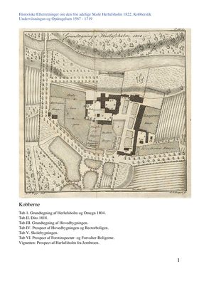 Efterretning om Herlufsholm 1822 Kobberstik
